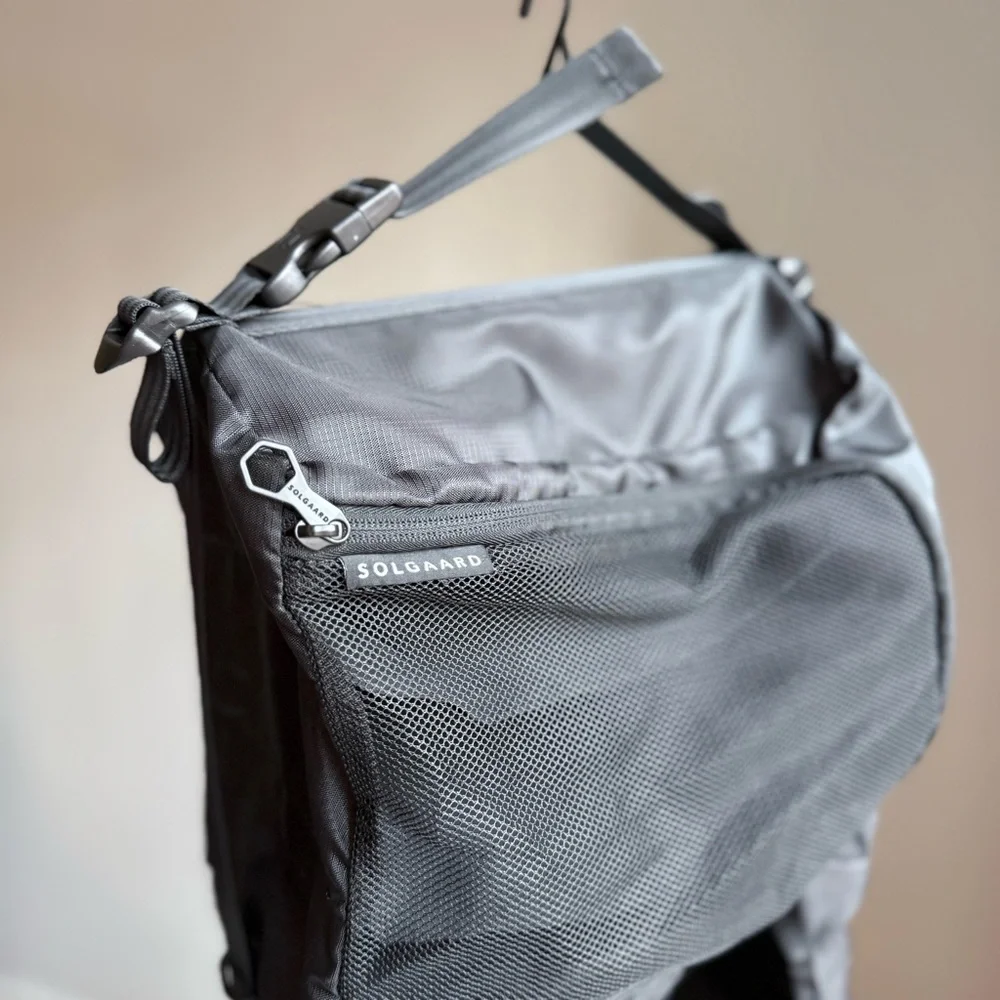 Solgaard Carry On Closet Organizer Travel Packing Shelf System Shore Tex.Pouches